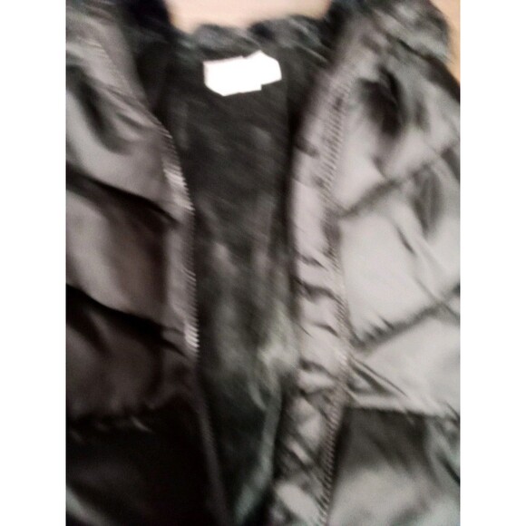 Children's Wonder Nation Black Puffer Jacket Size Small 6/6x Fleece Inside - Picture 9 of 11